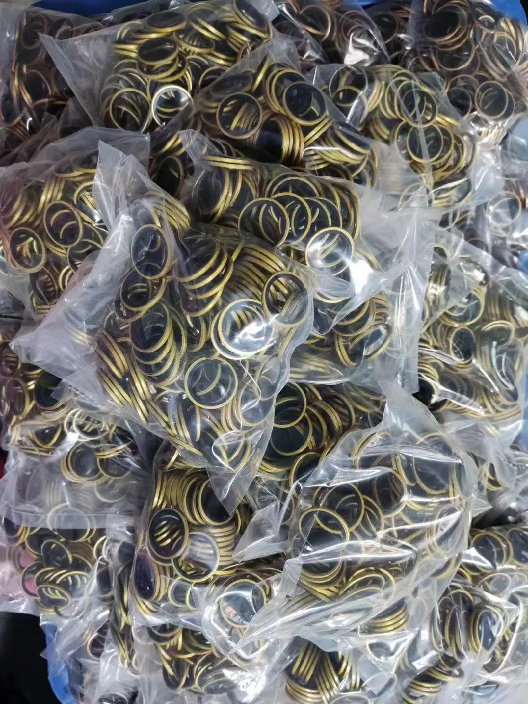 Tự tập trung 304 Stainless Steel Dowty Seal Gasket NBR Goma Bonded Seal Washer 3