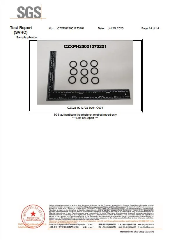 NBR FKM EPDM CR silicone O-ring cho các ứng dụng ô tô và hàng không vũ trụ 13